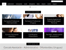 Tablet Screenshot of garboimagen.com.uy